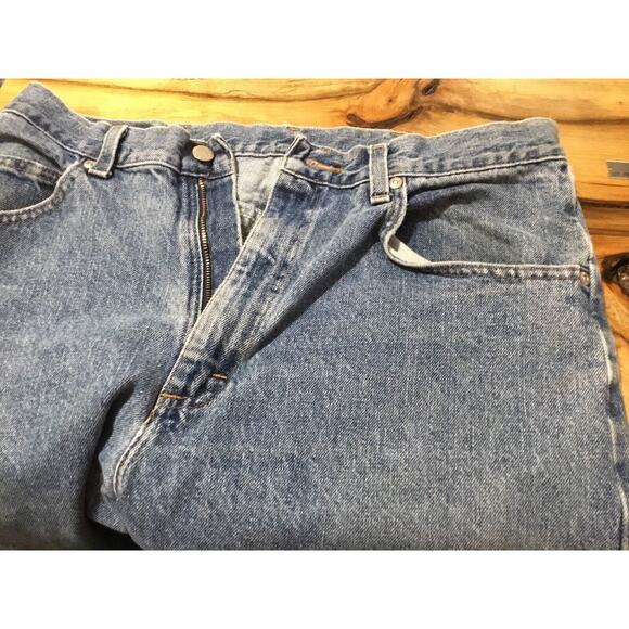 Vintage WRANGLER RELAXED FIT‎ JEANS 34x30 Distressed - Picture 1 of 6